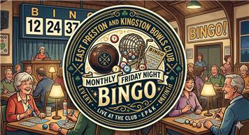 MONTHLY FRIDAY NIGHT BINGO 24 APR 2026