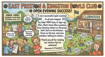 OPEN EVENING SUCCESS: A MESSAGE FROM YOUR PRESIDENT